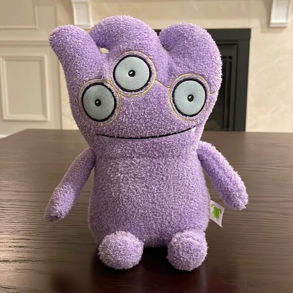 Sincerely UglyDolls Hugs and Headstands Wedgehead Stuffed Plush Toy Purple 8.5” - Picture 1 of 7